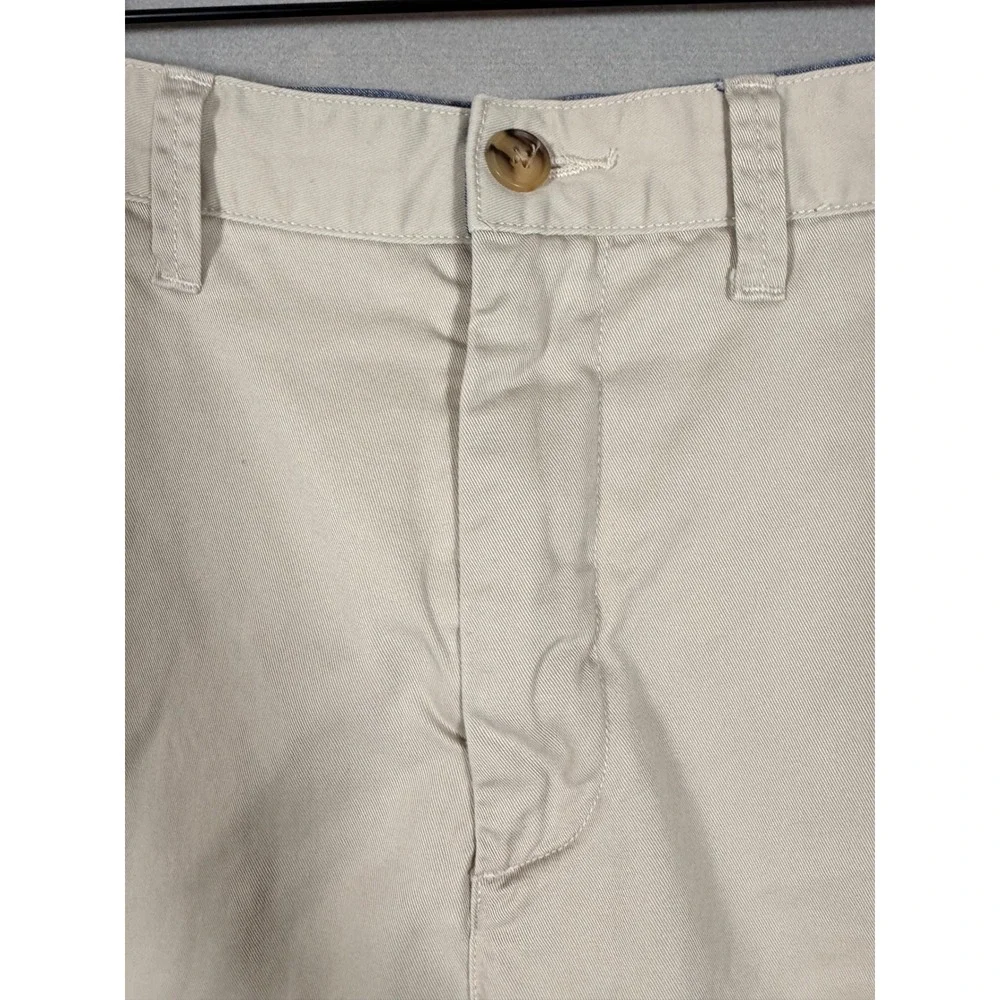Polo Ralph Lauren Mens Chino Shorts Beige Tan Cotton Twill Flat‎ Front 36
